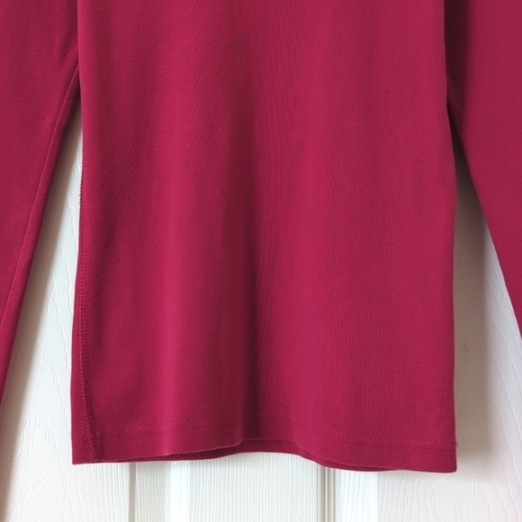 Ralph Lauren Sport Y2K Vintage Classic Long Sleeve Crewneck T-shirt Hot Pink S - Picture 6 of 10